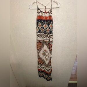 Printed dress size small
